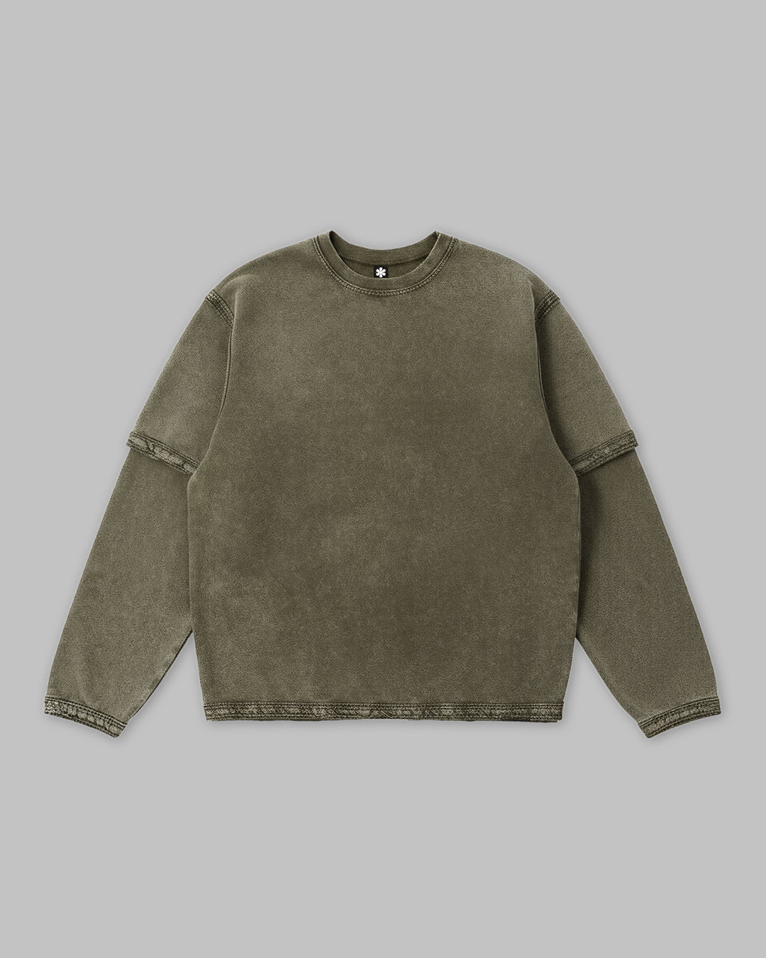 AMBRO CREWNECK - Dust Olive