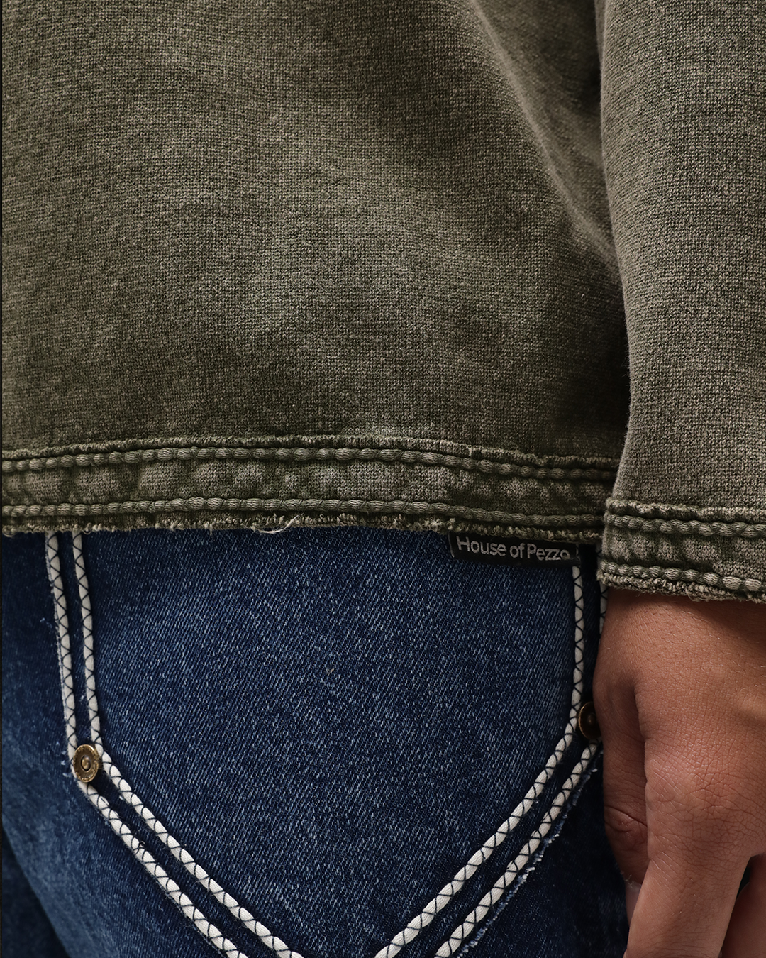 AMBRO CREWNECK - Dust Olive