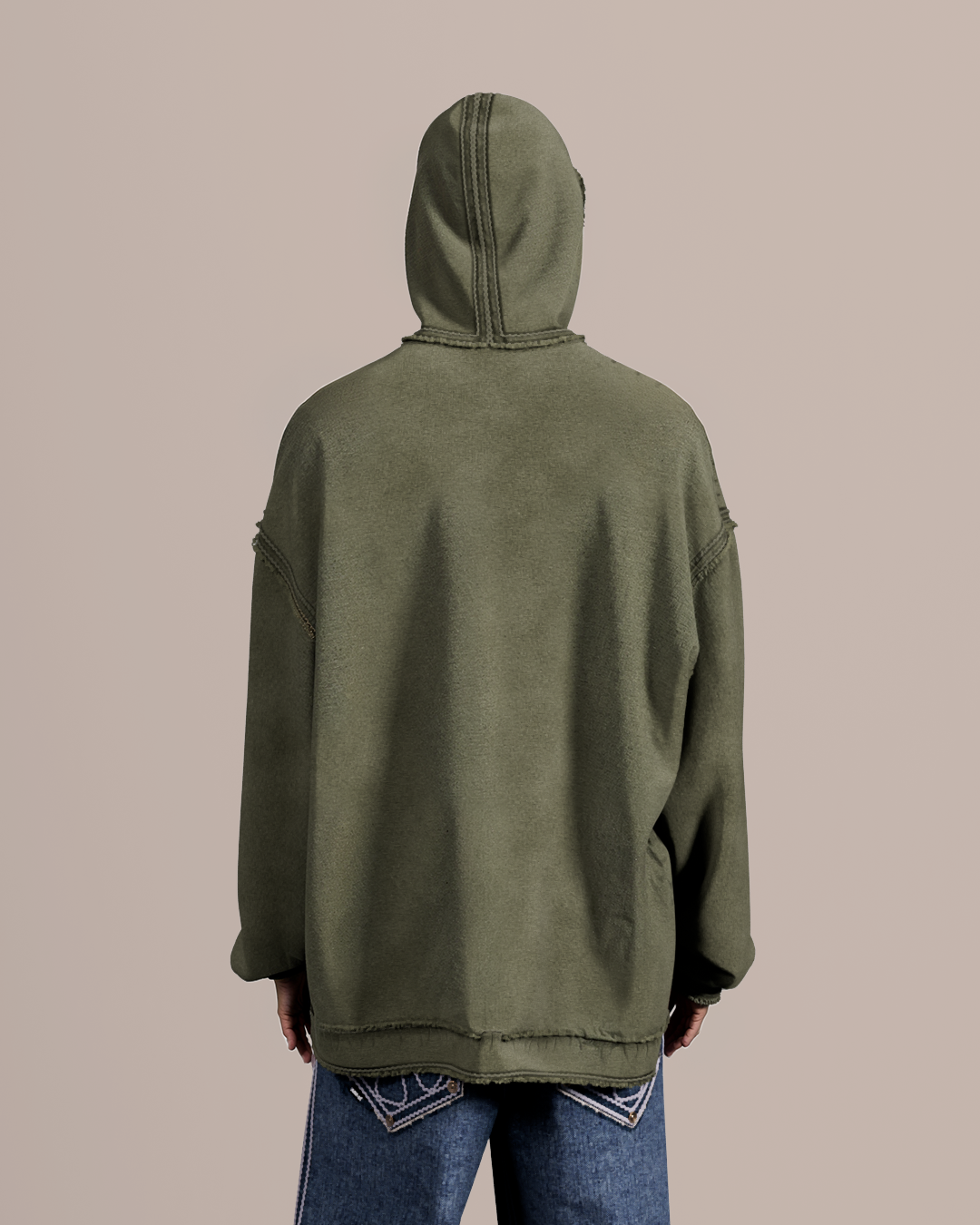 FRANCO HOODIE - Dust Olive