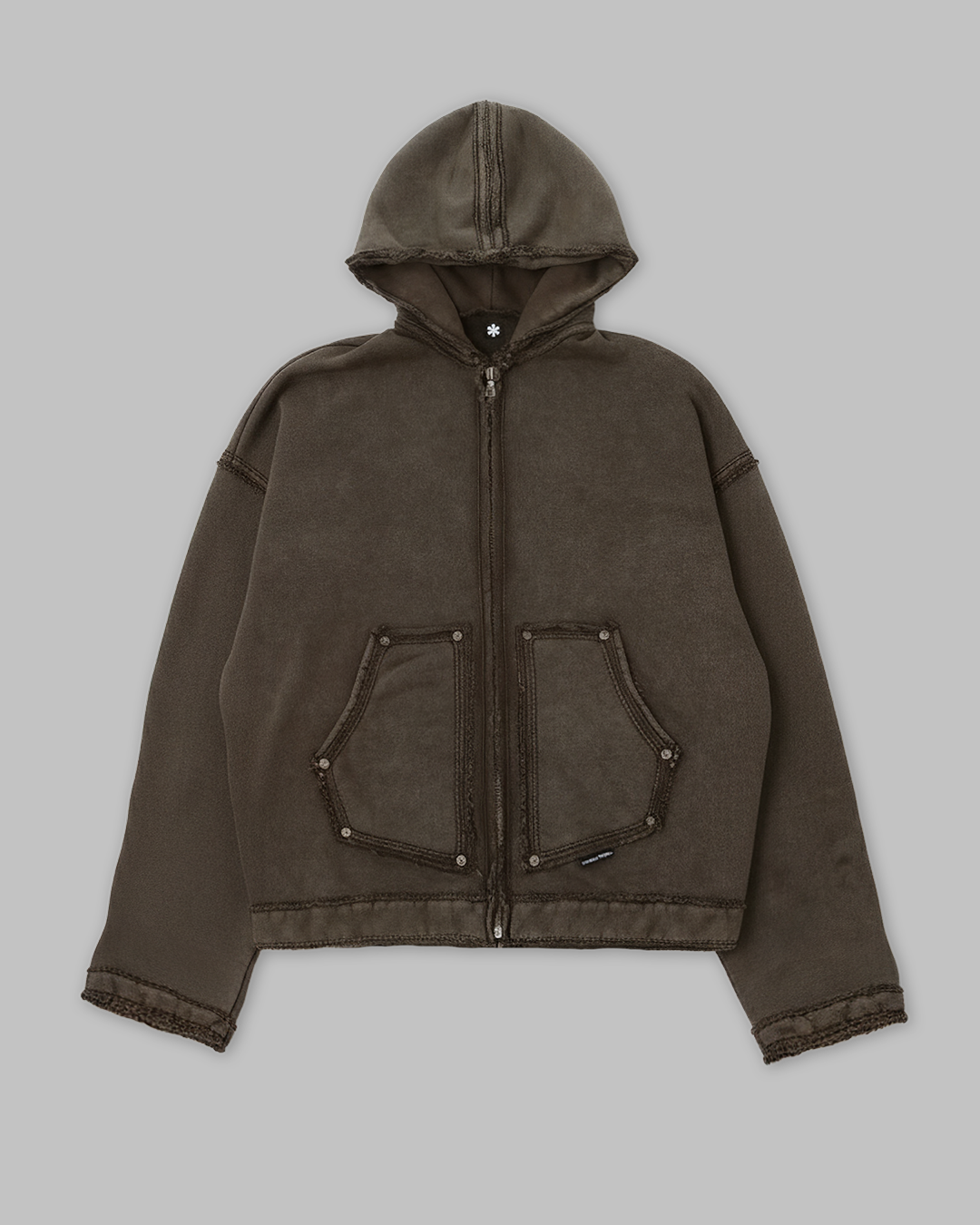 FRANCO HOODIE - Warm Grey